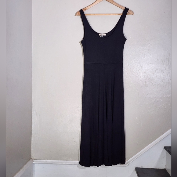 Marine Layer Jersey Knit Black Sleeveless Dress - Picture 1 of 6
